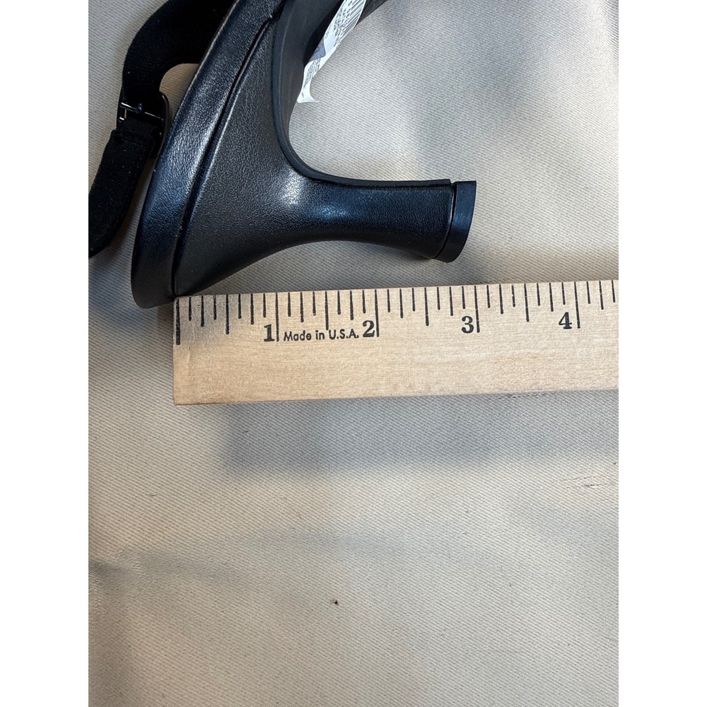 Clarks Collection Kataleyna Step Black Leather Slingback Pumps Heels Womens 9.5W - Picture 9 of 11